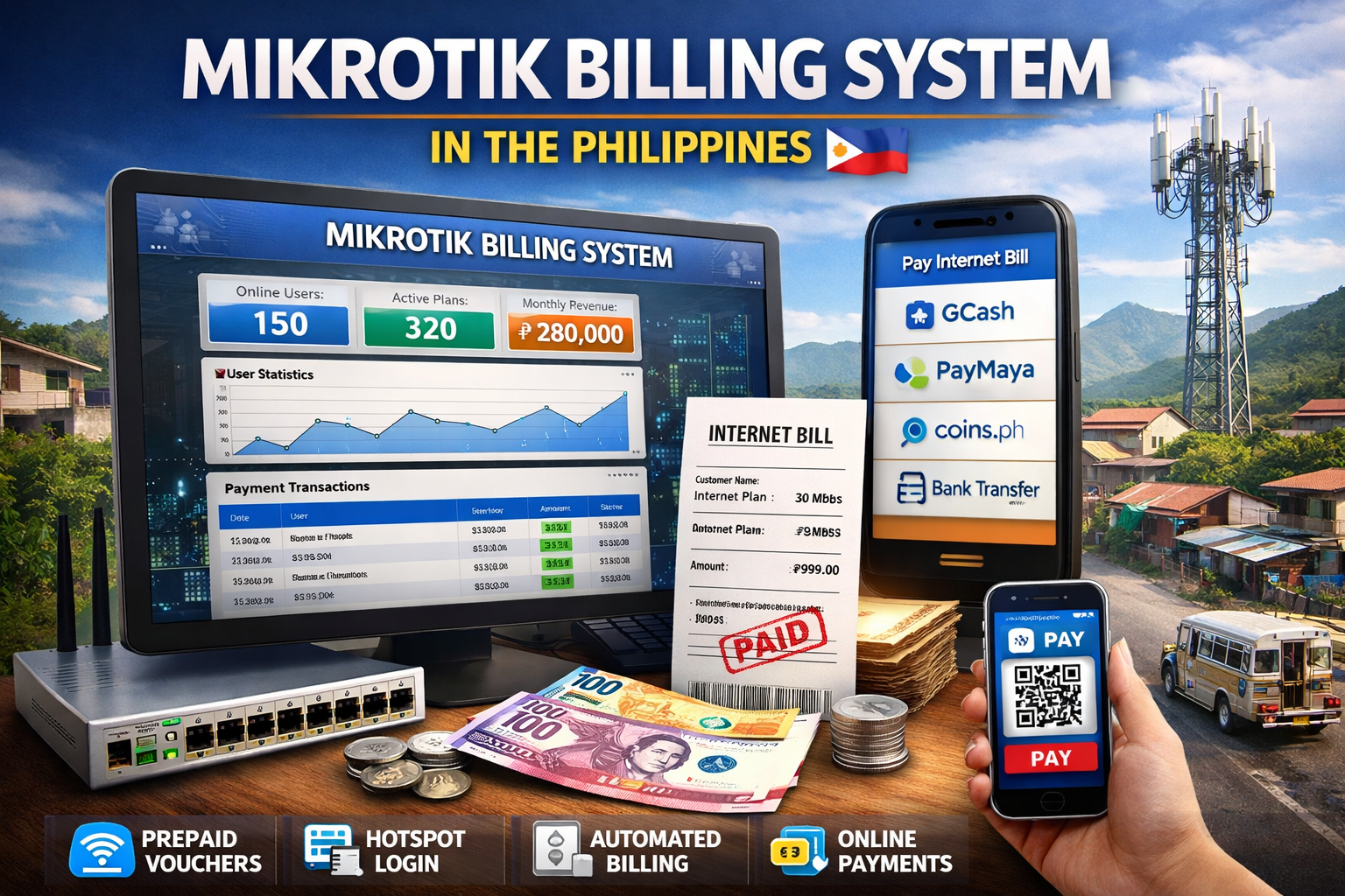 Mikrotik billing system in Philippines