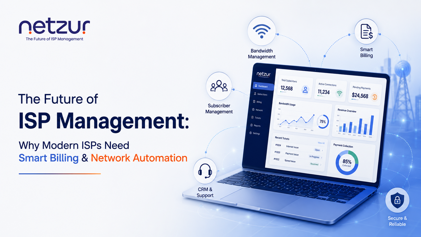 The Future of ISP Management: Why Modern ISPs Need Smart Billing & Network Automation