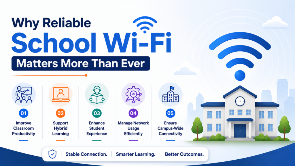 Why Reliable School WiFi Matters More Than Ever