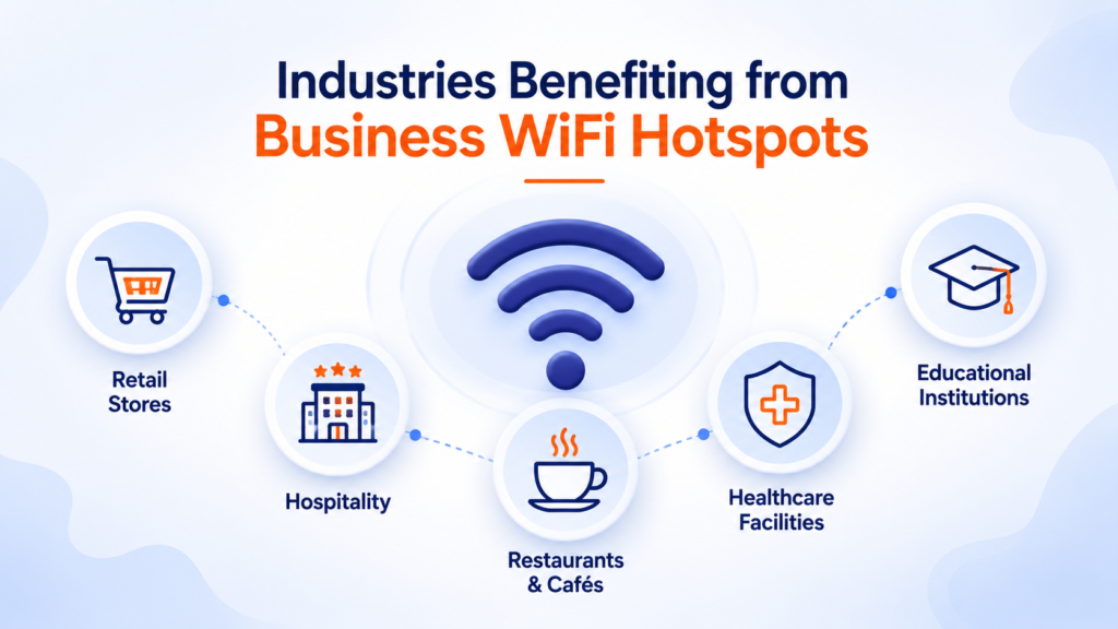 Industries Benefiting from Business WiFi Hotspots