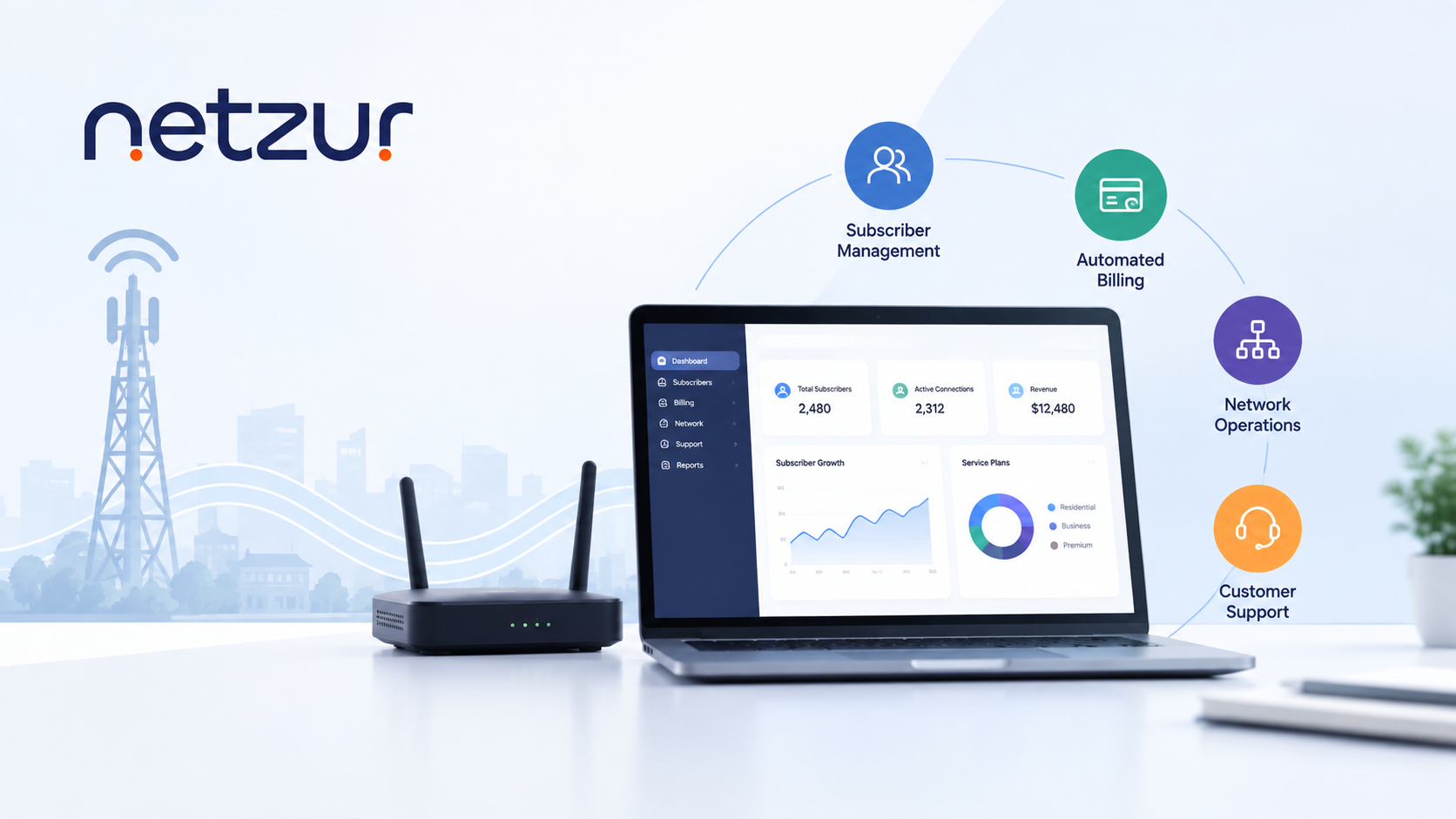 7 Ways ISP Management Software Can Improve Broadband Business Efficiency