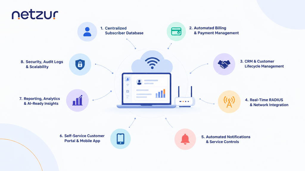 Top Features to Look for in Subscriber Management Software for ISPs in 2026